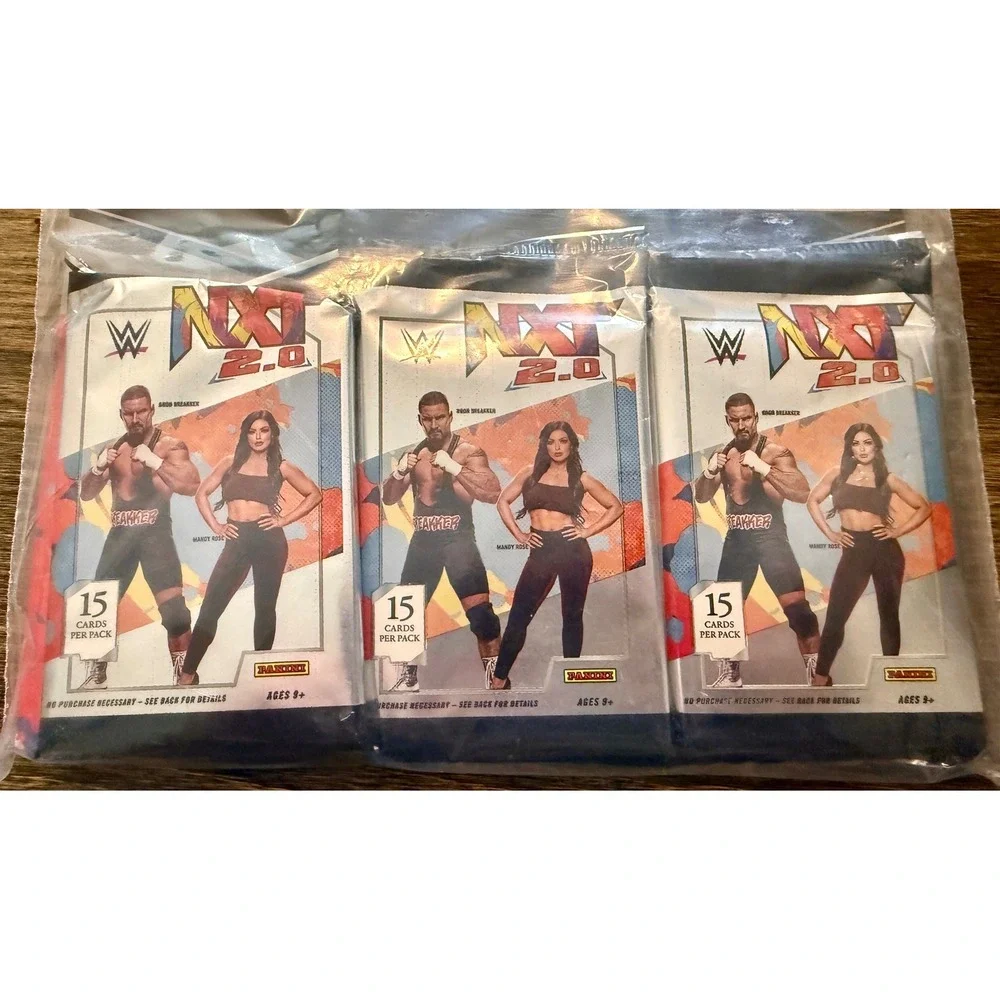 WWE NXT 2.0 Trading Cards 3 Packs 45 Total NEW Sealed Cora Jade